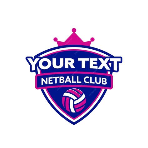 Premium Vector | Netball vector logo template