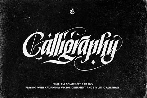 California Style Font - YouWorkForThem