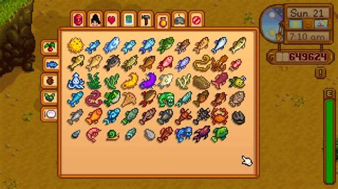 Stardew Valley fish guide