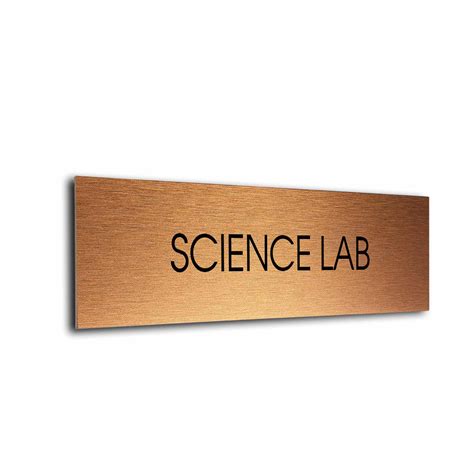 Science Lab Door Sign. Clearly label every room in your facility with our stylish modern door ...