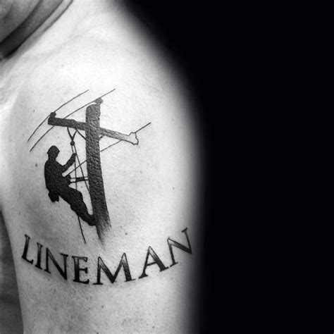 50 Awesome Lineman Tattoos for Men [2023 Inspiration Guide] | Lineman ...