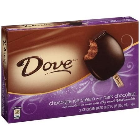 Dove Bar Chocolate Ice Cream Bars with Dark Chocolate, 3 count, 6.67 fl oz - Walmart.com