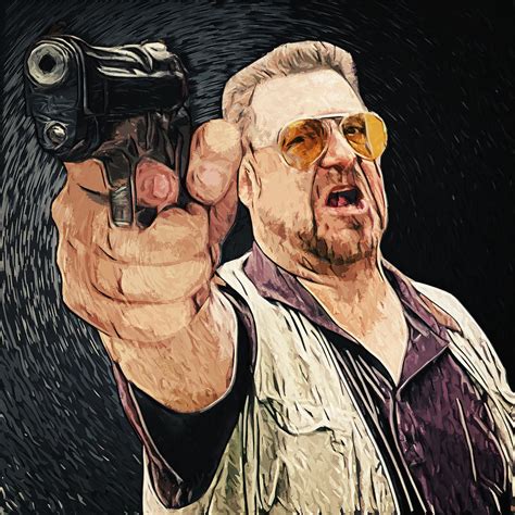 Walter Sobchak from Big Lebowski Pencil Illustration - craibas.al.gov.br