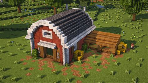 How to build a barn in Minecraft