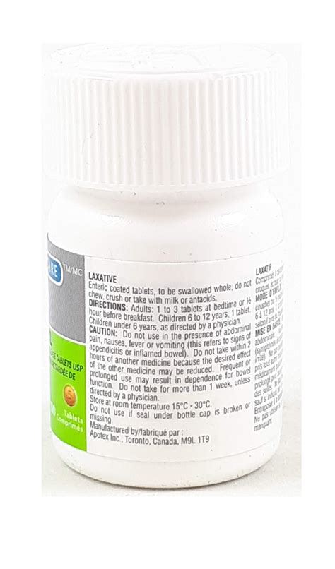 Bisacodyl, 5mg, 100 tablets – Green Valley Pharmacy