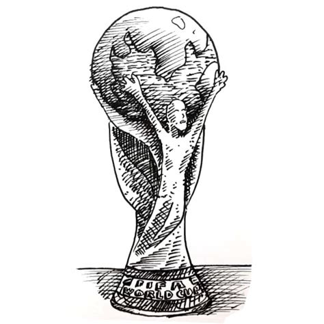 Fifa World Cup Trophy Sketch