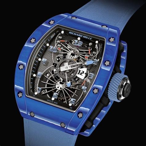 Richard Mille RM 022 Tourbillon Aerodyne Dual Time 'Red-White-Blue' Limited Edition Watches ...