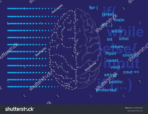 Neural Network Vector Illustration Stock Photo 2198376001 | Shutterstock