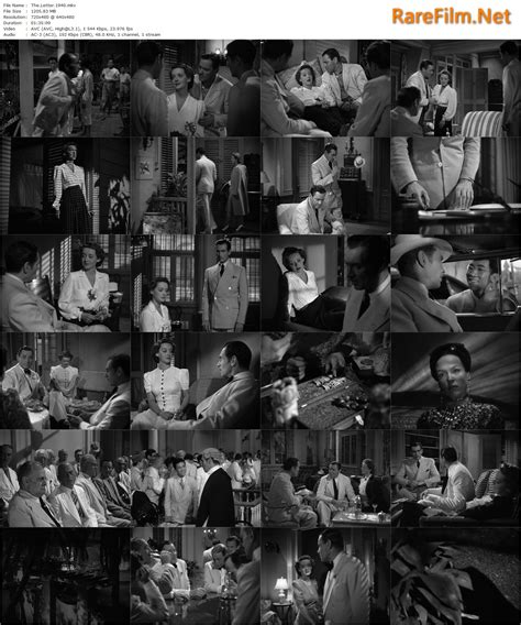 The Letter (1940) William Wyler, Bette Davis, Herbert Marshall, James ...