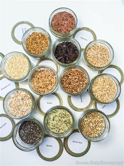 seeds and grains - GettyStewart.com