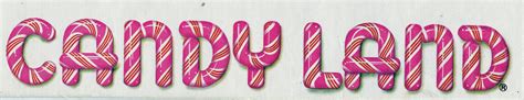 Printable Candyland Letters Font