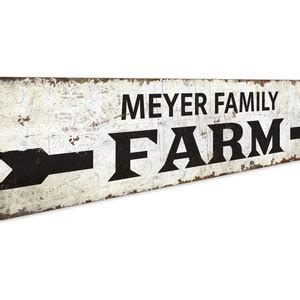 Family Farm Sign Family Farm Decor Vintage Style Sign Family Farm Custom Family Farm Premium ...