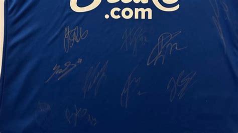 Signed Everton 2023/24 Shirt - Raffle - JustGiving