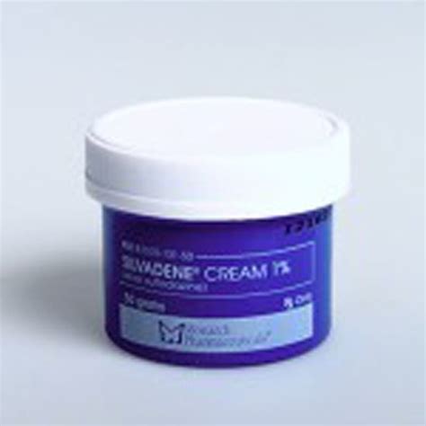 Silvadene®, (Silver Sulfadiazine), 1%, 10mg, Cream, 400gm Jar | McGuff