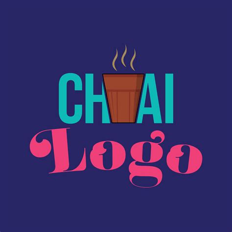 Chai Logo Design With Kullad 28198054 Vector Art at Vecteezy