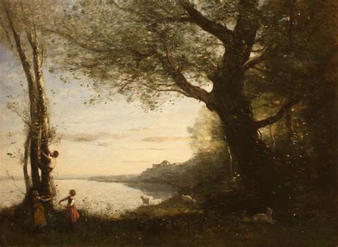 Jean-Baptiste-Camille Corot - The Little Bird Nesters Painting by Les Classics - Fine Art America