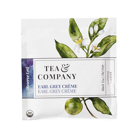 Tea & Company Organic Earl Grey Crème 100-Ct. Tea Bags – Mighty Leaf ...