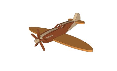 Spitfire Airplane – Plans – DM Idea