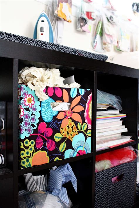 Ikea Expedit Fabric Covered Boxes - Rae Gun Ramblings