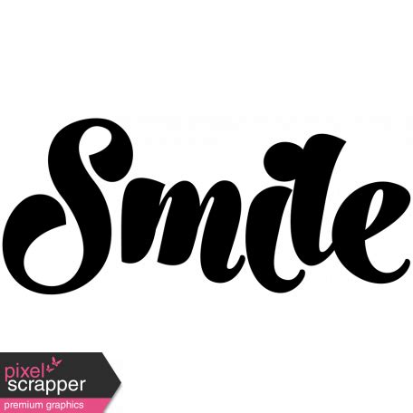 Good Day Word Art Smile graphic by Marisa Lerin | DigitalScrapbook.com ...