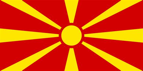 Macedonia National Flag - Sewn - Buy Online • Piggotts Flags