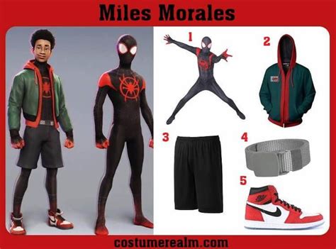 Miles Morales Costume | Halloween Costume Guide | Miles morales costume, Spiderman outfit, Miles ...