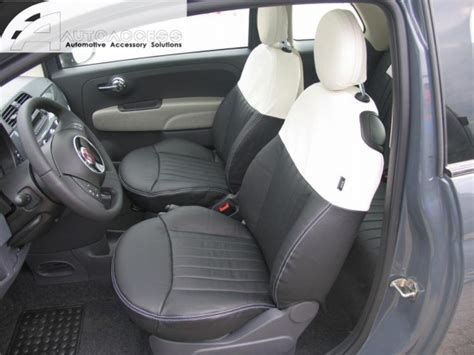 Fiat 500 Interior upgrade Black/White