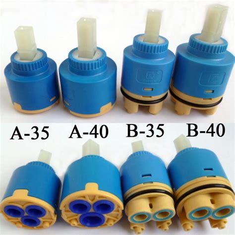 TOOLSTAR Tap Cartridge, 1PC 40MM Ceramic Disc Cartridge Valve for Tap Replacement Cartridges of ...