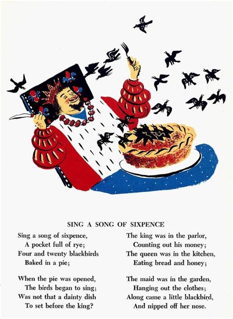 Sing a song of sixpence | Nursery rhymes poems, Nursery songs, Nursery rhymes