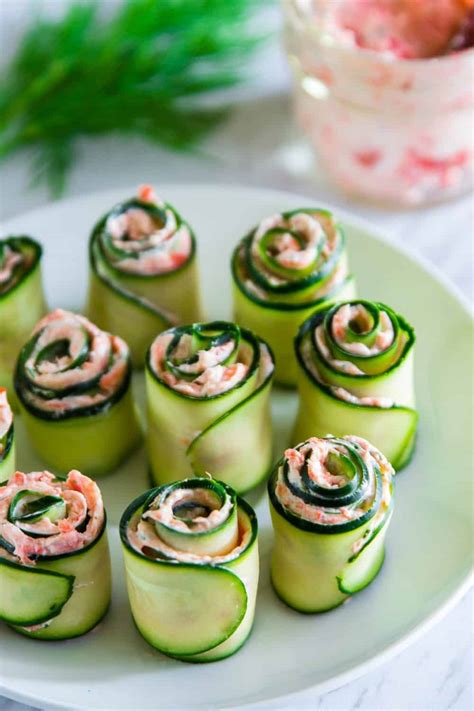 Smoked Salmon Cucumber Appetizer (VIDEO) - Simply Home Cooked