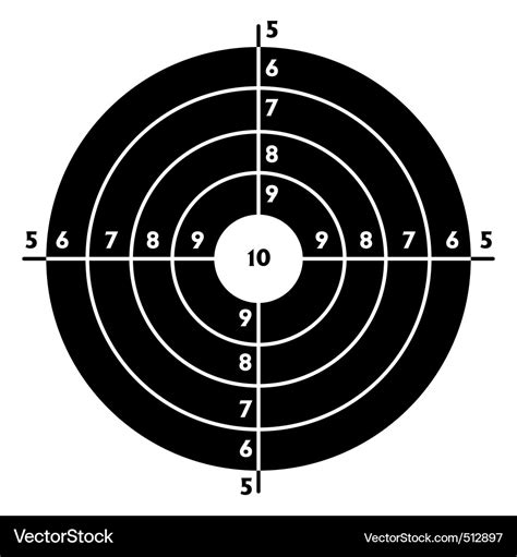 Target for shooting practice Royalty Free Vector Image