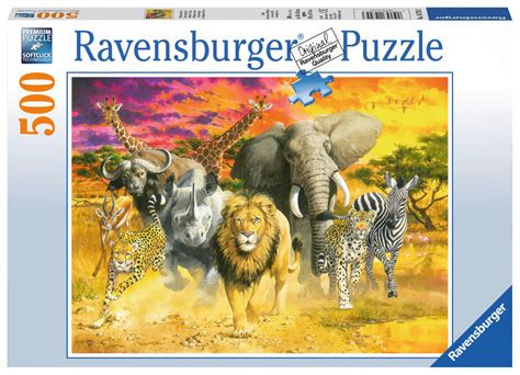 Ravensburger Puzzle 500pc - African Animals