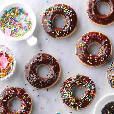 Chocolate-Glazed Doughnut Cookies Recipe | Taste of Home