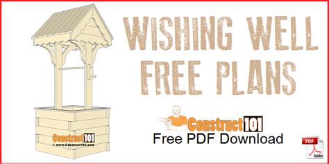 Wishing Well Plans - PDF Download - Free Instant Download