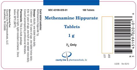 Methenamine - FDA prescribing information, side effects and uses