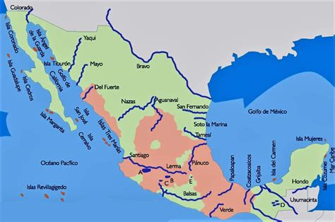 DISTRIBUCIÓN DE LOS PRINCIPALES RÍOS Y LAGOS DEL MUNDO Y DE MÉXICO ...