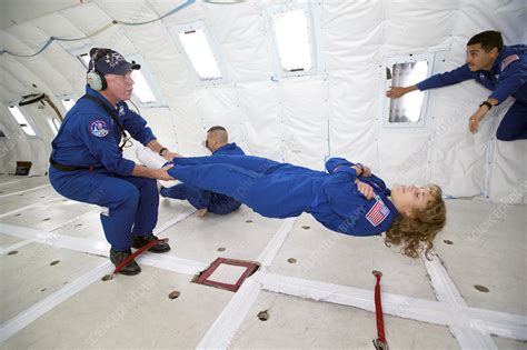 NASA astronaut training in free fall - Stock Image S510/0155 - Science ...