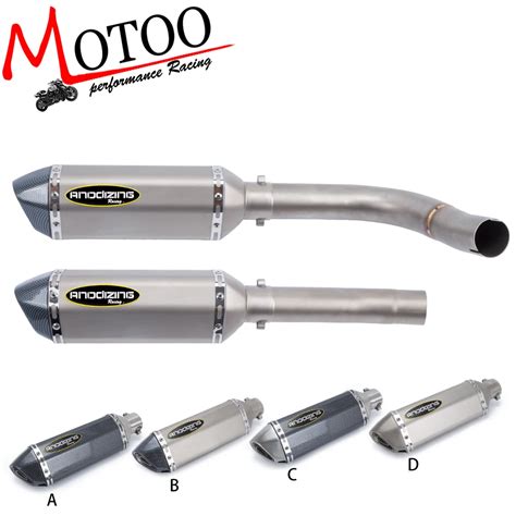 Aliexpress.com : Buy Motoo Motorcycle Exhaust Muffler Pipe Link Exhaust middle Pipe Escape SLIP ...