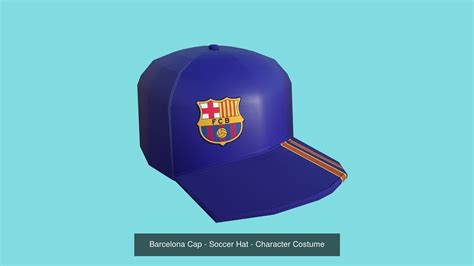 04 Soccer Teams Caps - Hat Collection - Character Costume | CGTrader