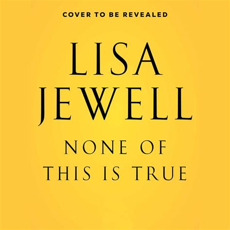 None of This is True Audiobook by Lisa Jewell | Official Publisher Page | Simon & Schuster