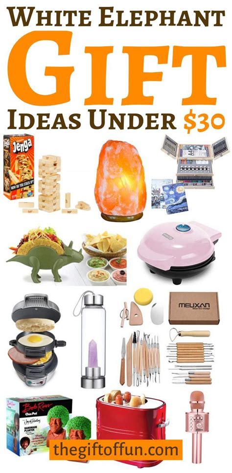 Unique White Elephant Gift Ideas Under $30