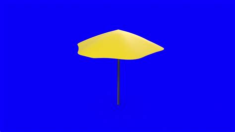 Umbrella isolated on blue background 21076580 Stock Video at Vecteezy