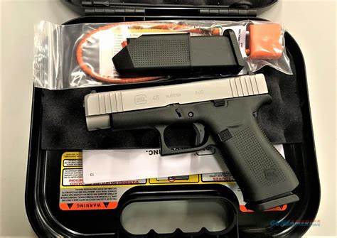 Glock G48 Silver Slide for sale at Gunsamerica.com: 932404646