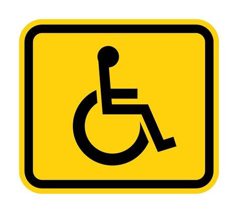 Wheelchair Sign Vector Art, Icons, and Graphics for Free Download