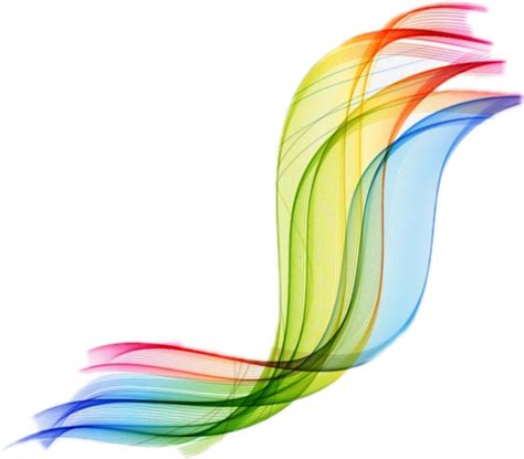 Rainbow Vector Swirl Swoosh - Swoosh Swirl Transparent Background Clipart - Full Size Clipart ...