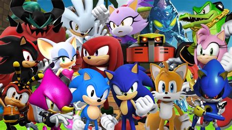 Sonic Forces Speed Battle - ALL CHARACTERS (HD Widescreen 60 fps) - YouTube