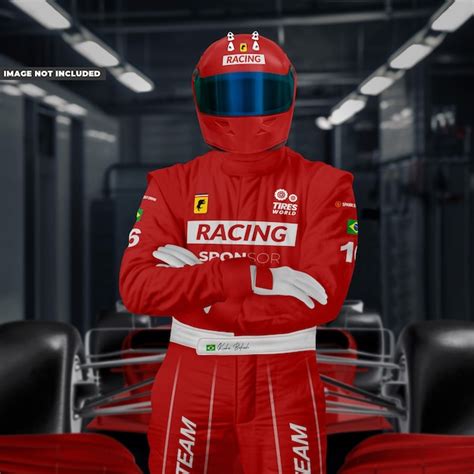 Premium PSD | F1 racing suit