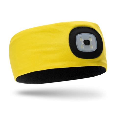 Running LED Lighted Performance Headband - Nighthawk | Gone For a Run | Cozy headbands, Running, Led