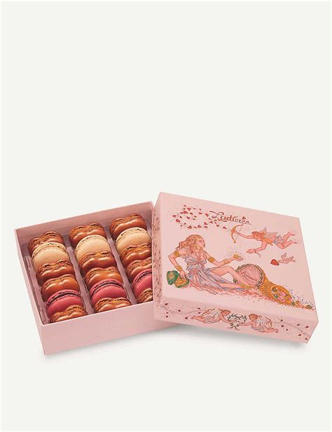 LADUREE - Valentines Day Macarons Gift Box 288g | Selfridges.com in ...