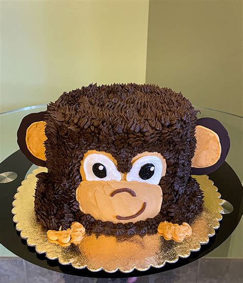 Monkey Layer Cake - Classy Girl Cupcakes